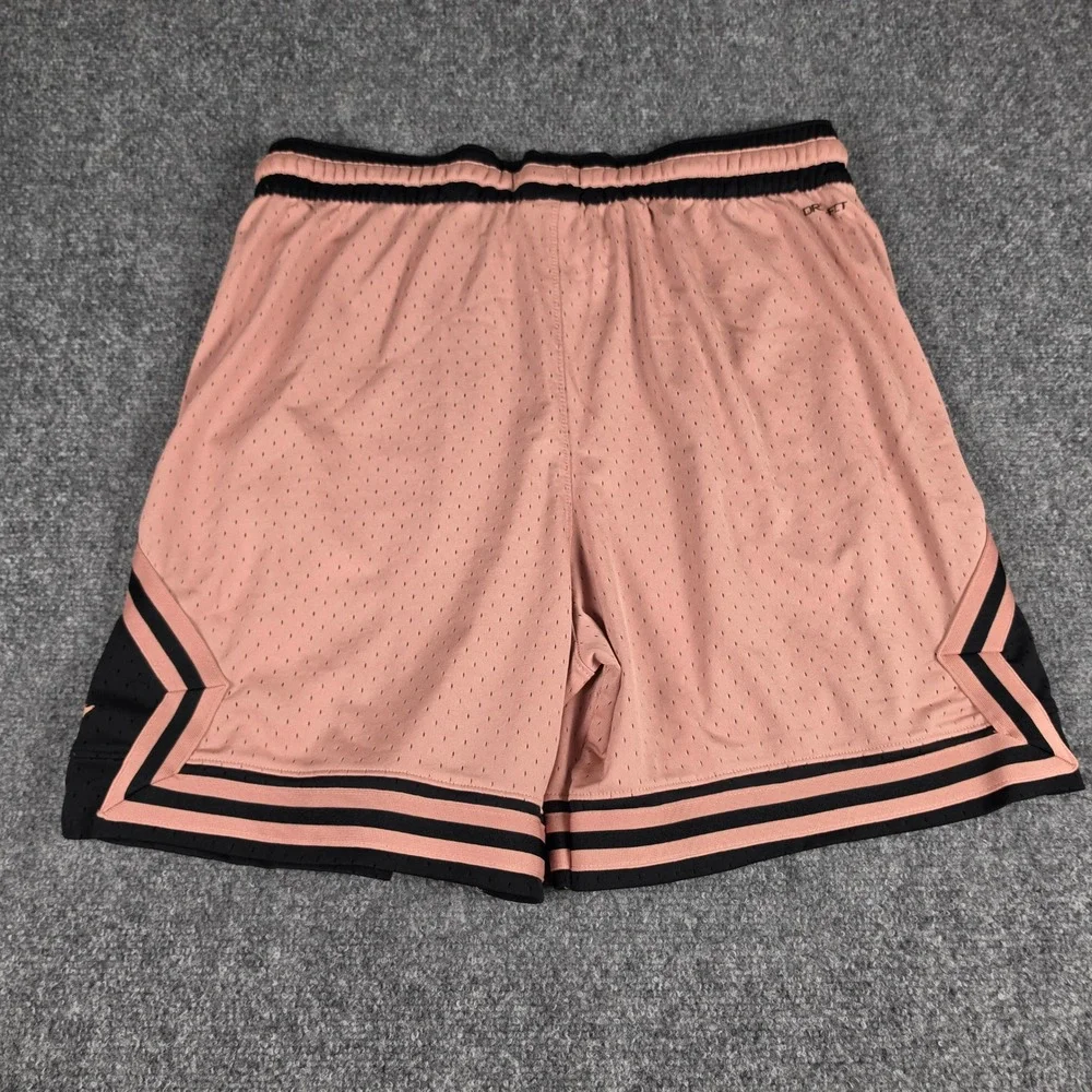 Jordan Dri Fit Sport Mesh Diamond Shorts Mens XL Pink Basketball DH9075-609